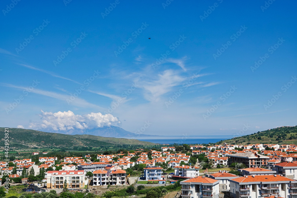 Gokceada-Imbros Island Turkey  city center view