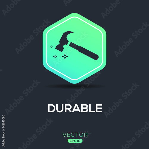 Creative (Durable) Icon ,Vector sign.