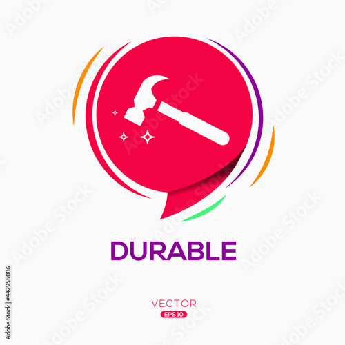 Creative (Durable) Icon ,Vector sign.