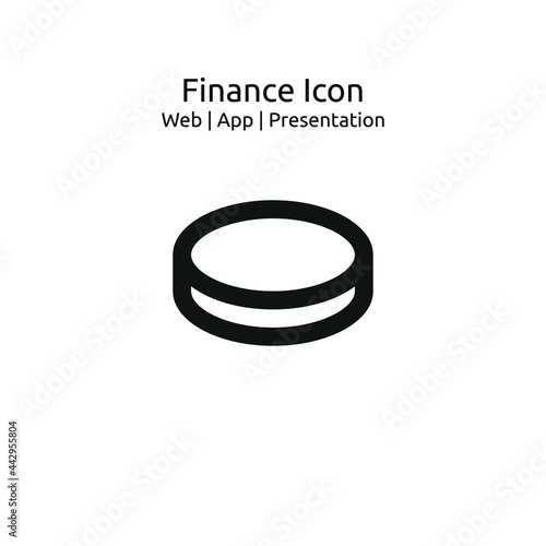 Coin icon, Business finance Icon for Web,App and Presentation, EPS 10