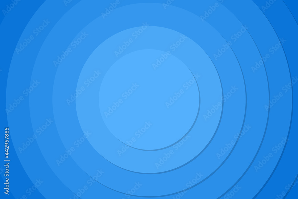 blue abstract background with circles, display background illustration art.