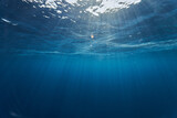 underwater view of the sea