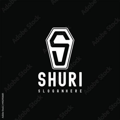 Vintage Initial S Chest Shuri Coffin Logo