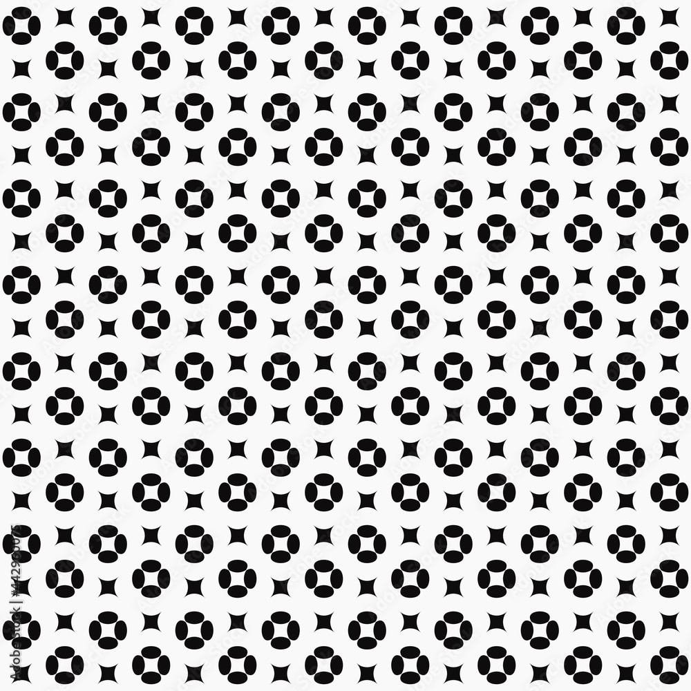 Checker shapes. Vector black shapes in checker position.