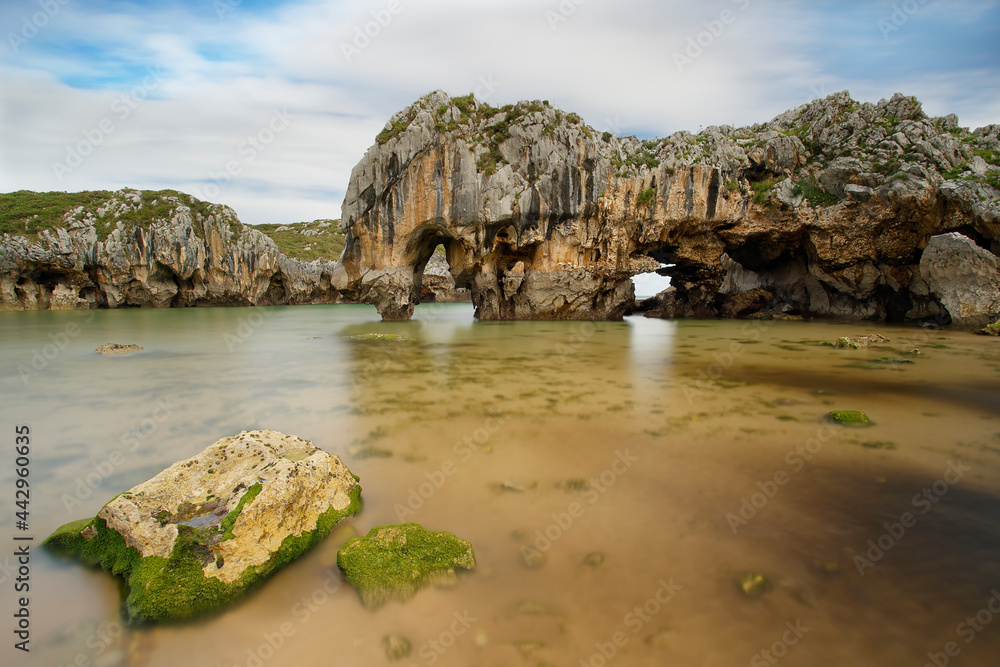 Cuevas del Mar beach, Llanes, Asturias, Spain