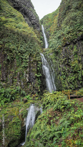 The landscape of Flores Island in the Azores