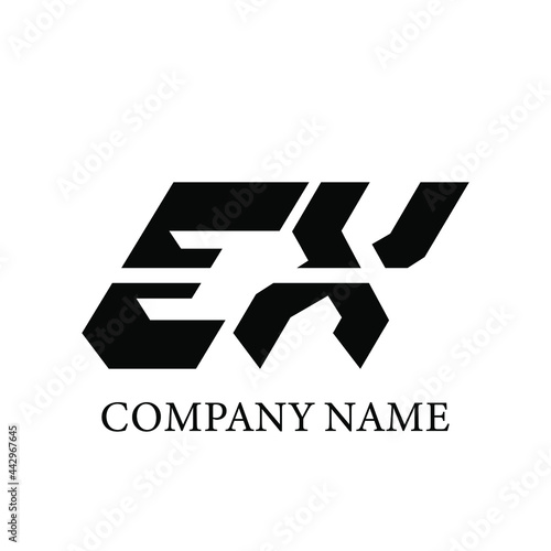 Free Download EX Logo Design Vector Template EX Letter Logo Design. - GFXLoad