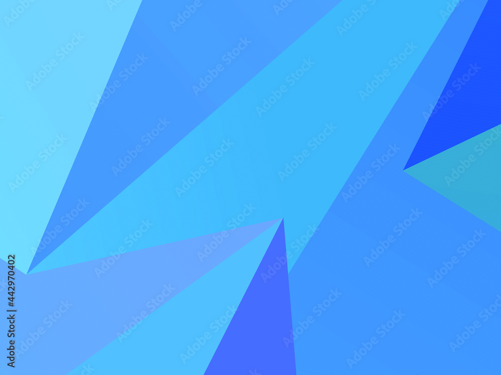 Abstract blue design for web banners, wallpaper, cards. Common background. Vector illustration