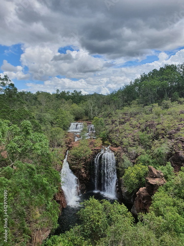 Tolmer Falls Waterfall landscape large waterfalls Litchfield National Park, Australia photo