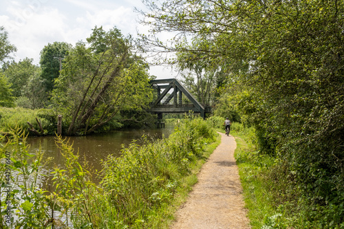 Bridge over the river Wey, Godalming Canal photo