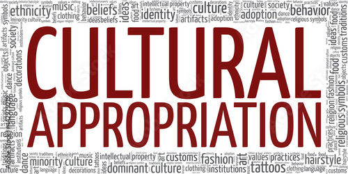 Cultural Appropriation vector illustration word cloud isolated on a white background.
