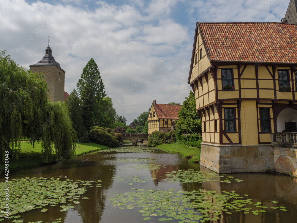 Obraz premium Die Kreisstadt Steinfurt in Westfalen