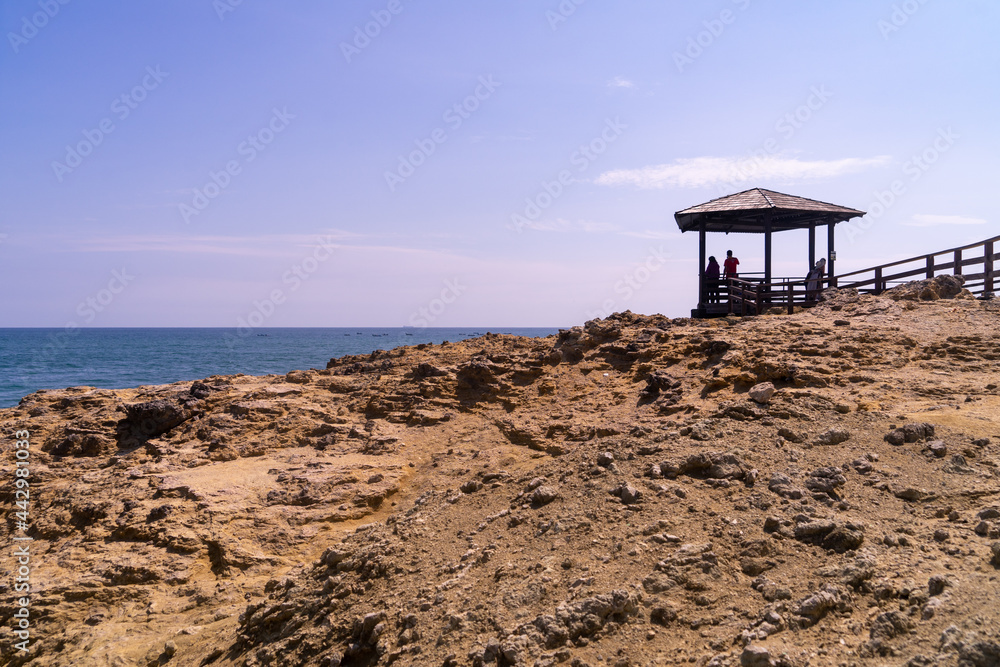 The coast at the most western point of Ecuador The coast at the most western point of Ecuador