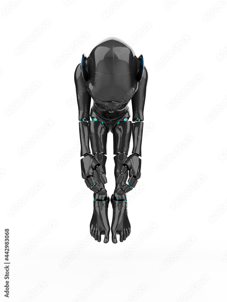 cyber monkey is being abducted cyber monkey is being abducted