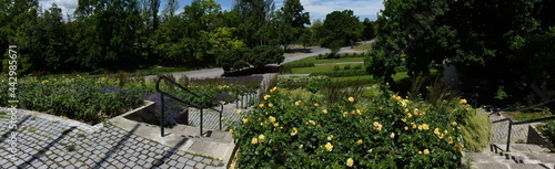 Spa gardens in Oberlaa in Vienna, Austria, Europe 