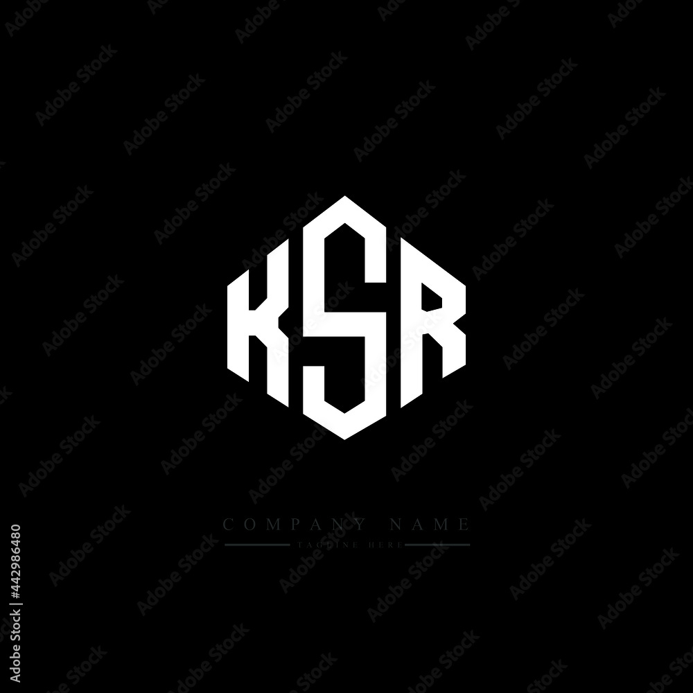 KSR letter logo design with polygon shape. KSR polygon logo monogram. KSR cube logo design. KSR hexagon vector logo template white and black colors. KSR monogram, KSR business and real estate logo. KSR letter logo design with polygon shape. KSR polygon logo monogram. KSR cube logo design. KSR hexagon vector logo template white and black colors. KSR monogram, KSR business and real estate logo.