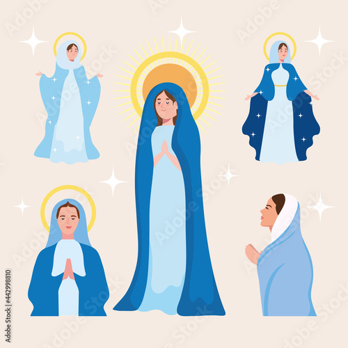 Assumption of Mary icon group