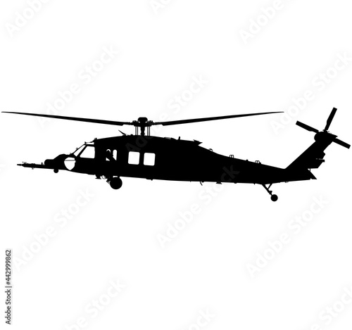 US Air Force army military aircraft fight and transport helicopter flying HH / UH 60G Black Hawk, Pave Hawk helicopter Aircraft. 
