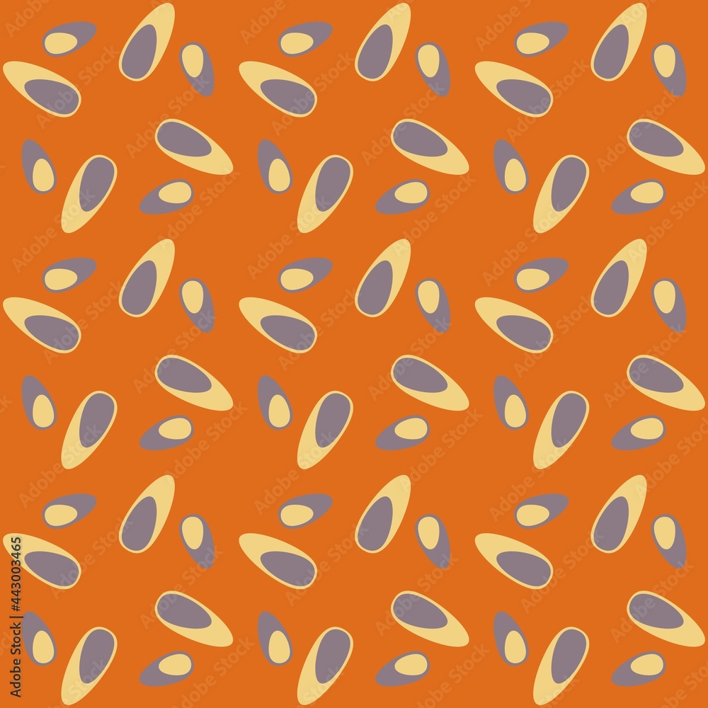 Rounded abstract seamless pattern - retro accent for any surfaces. Rounded abstract seamless pattern - retro accent for any surfaces.