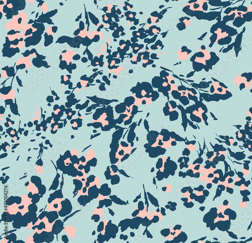 floral animal skin pattern, perfect for fabric and decoration