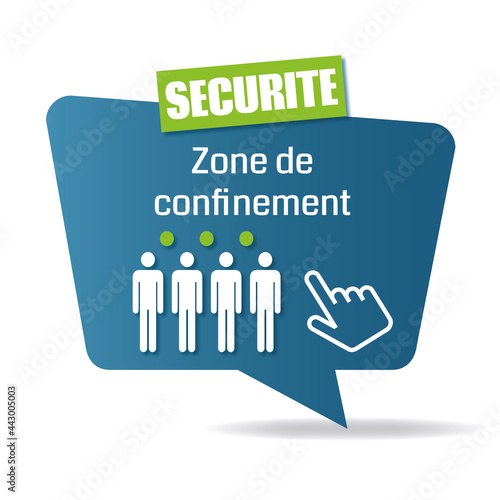 Logo zone de confinement.