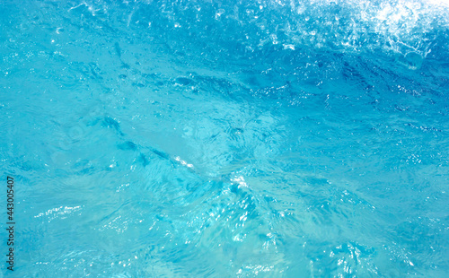 Water surface blue background