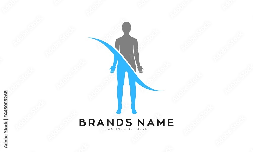 People model modern logo People model modern logo