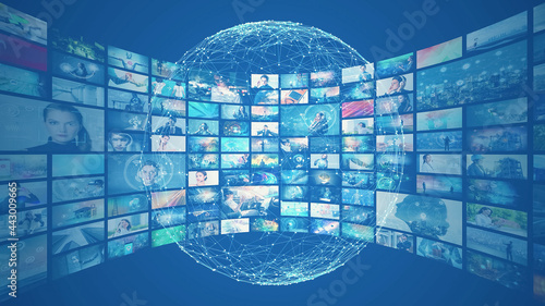 Obraz na płótnie 映像とネットワーク 画像解析 AI