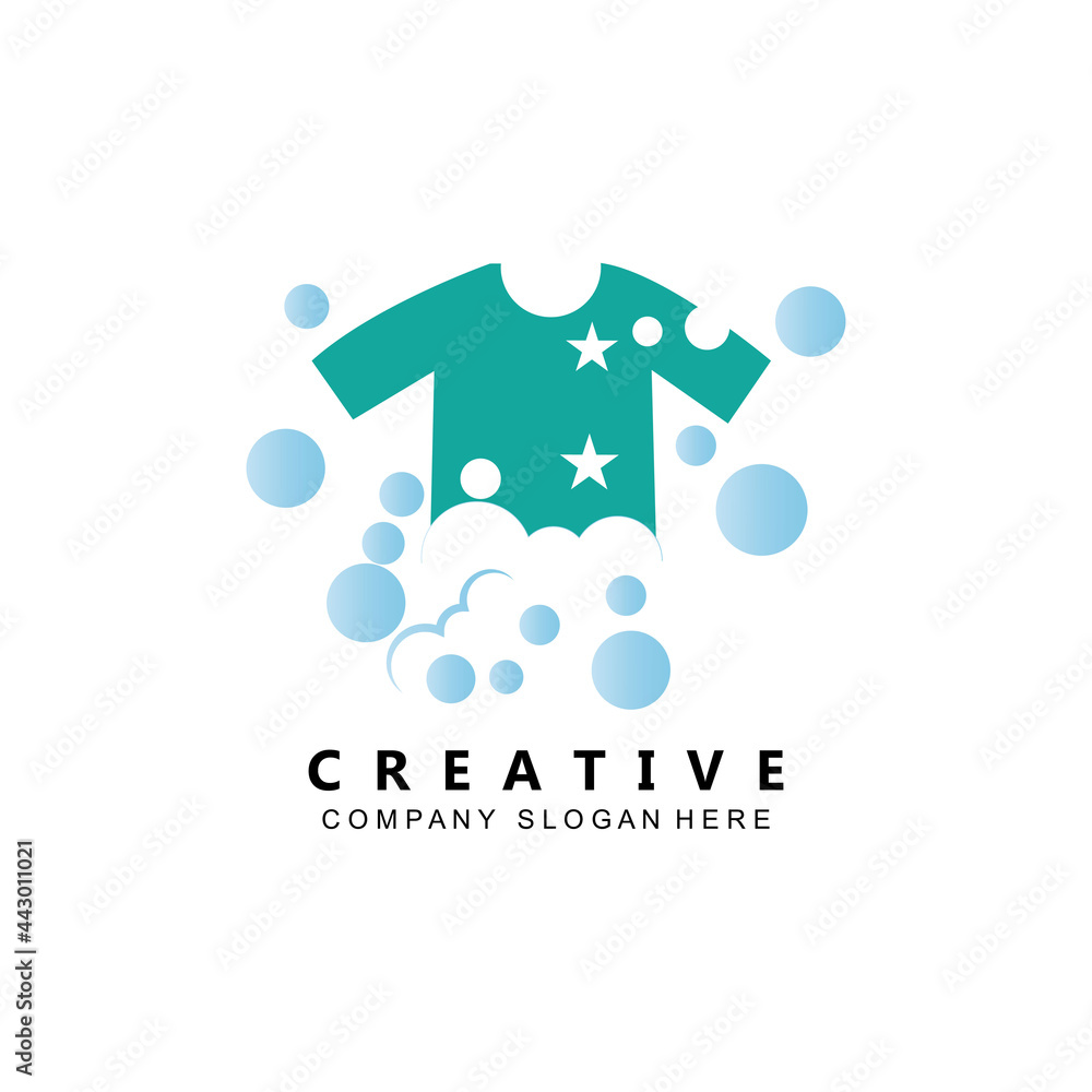 simple home laundry logo icon vector simple home laundry logo icon vector