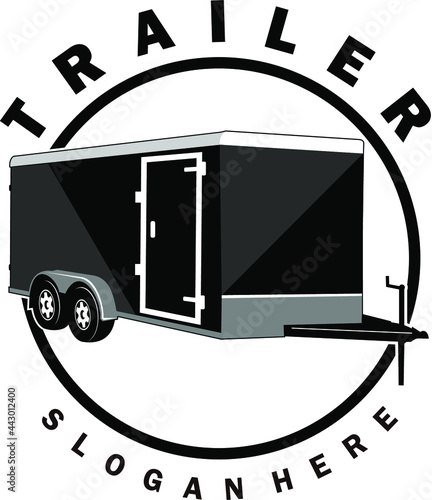 trailer vector logo vector trailer 