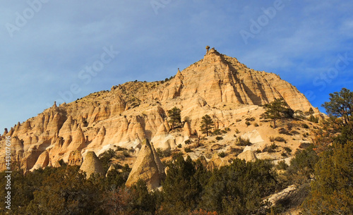  the bizarrely-eroded rock formations in the kasha-katuwe tent rocks national monument, near santa fe, new mexico 