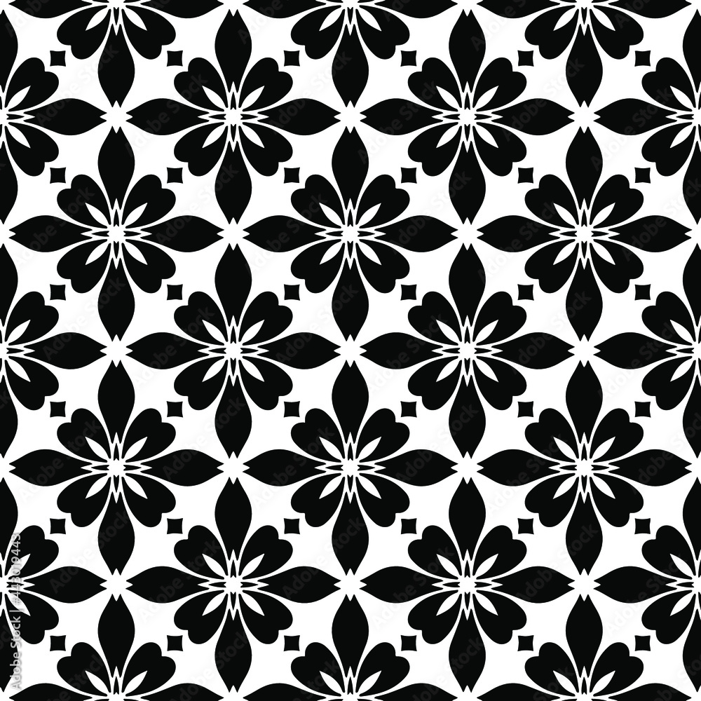 floral seamless pattern background.Geometric ornament for wallpapers and backgrounds. Black and white
pattern. floral seamless pattern background.Geometric ornament for wallpapers and backgrounds. Black and white
pattern.