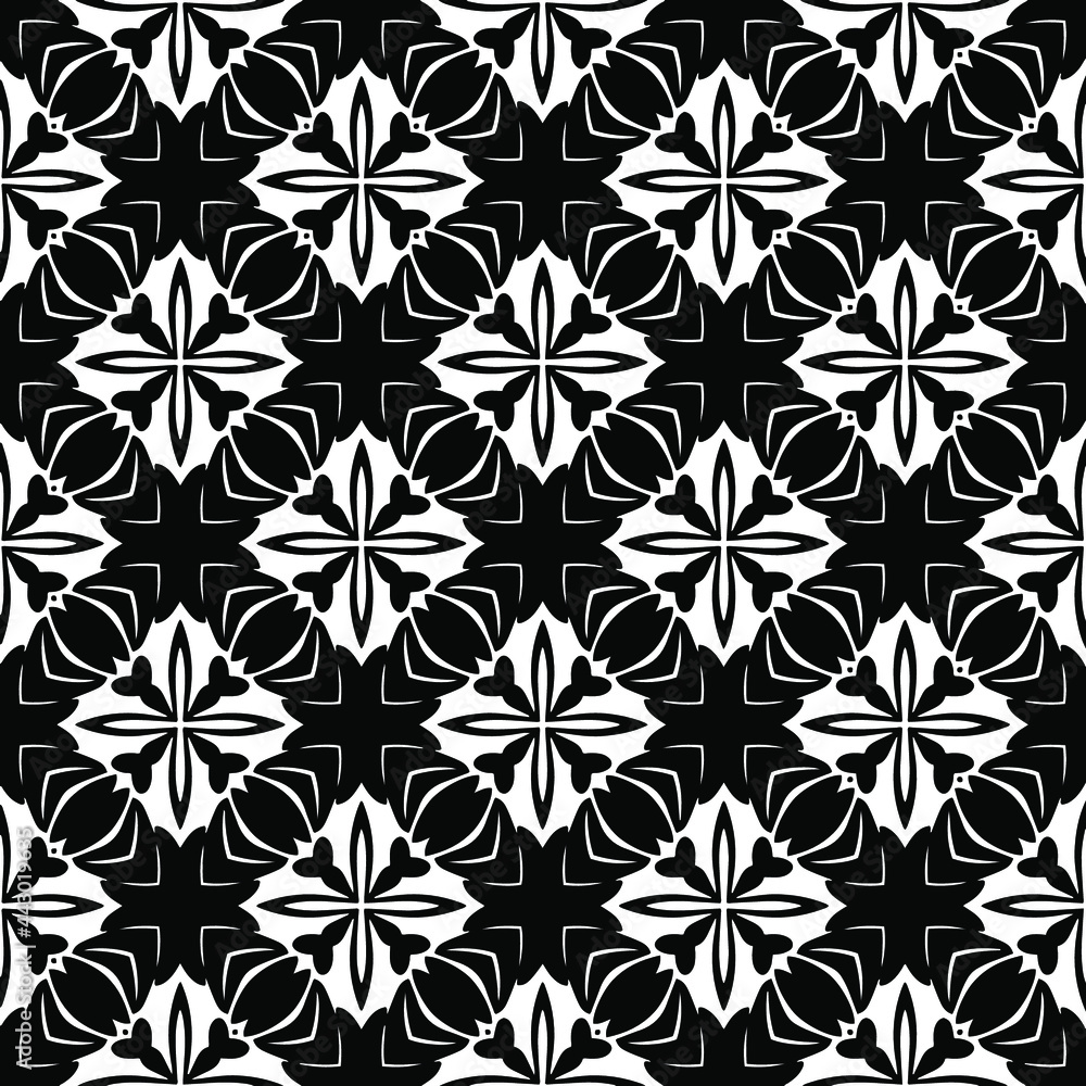 floral seamless pattern background.Geometric ornament for wallpapers and backgrounds. Black and white
pattern. floral seamless pattern background.Geometric ornament for wallpapers and backgrounds. Black and white
pattern.