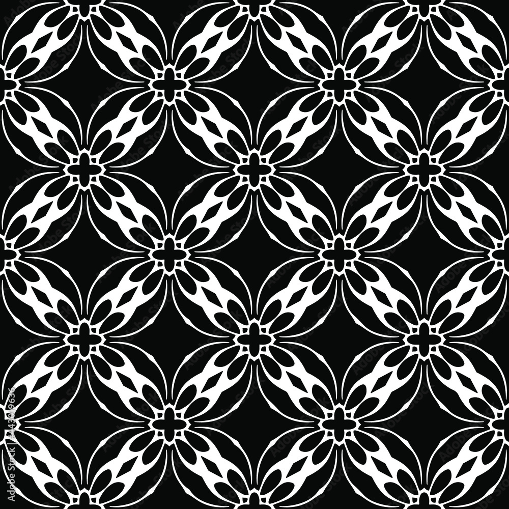 floral seamless pattern background.Geometric ornament for wallpapers and backgrounds. Black and white
pattern. floral seamless pattern background.Geometric ornament for wallpapers and backgrounds. Black and white
pattern.