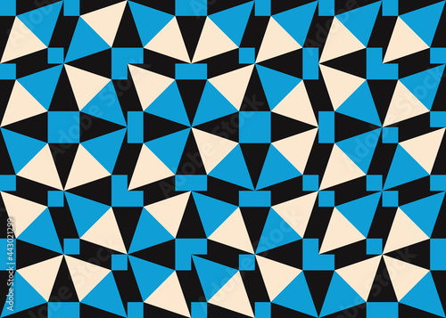 Abstract geometric vector classical seamless pattern