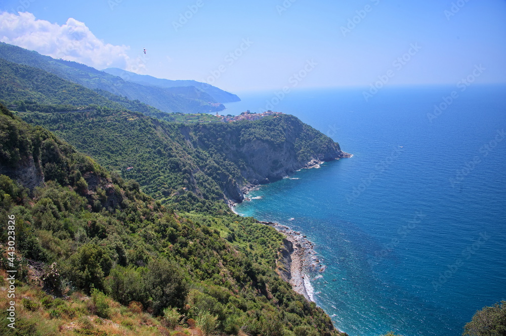 Scenic view of Italian coast - Cinque Terre