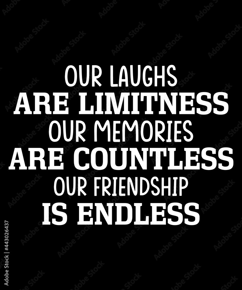 Friendship quote typography design for print items Friendship quote typography design for print items