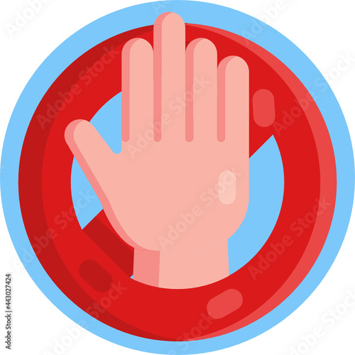 Social Distancing Icon.