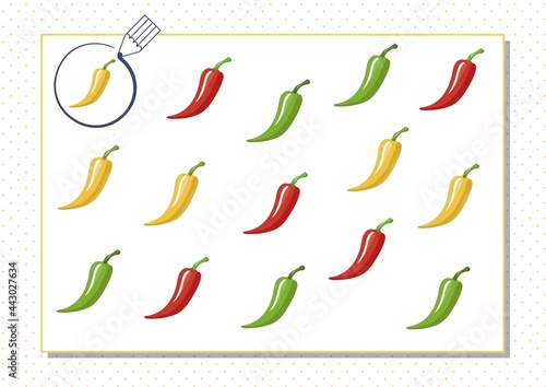 Circle yellow color. Kindergarten worksheet to help children strengthen his visual discrimination skills. Lemon.