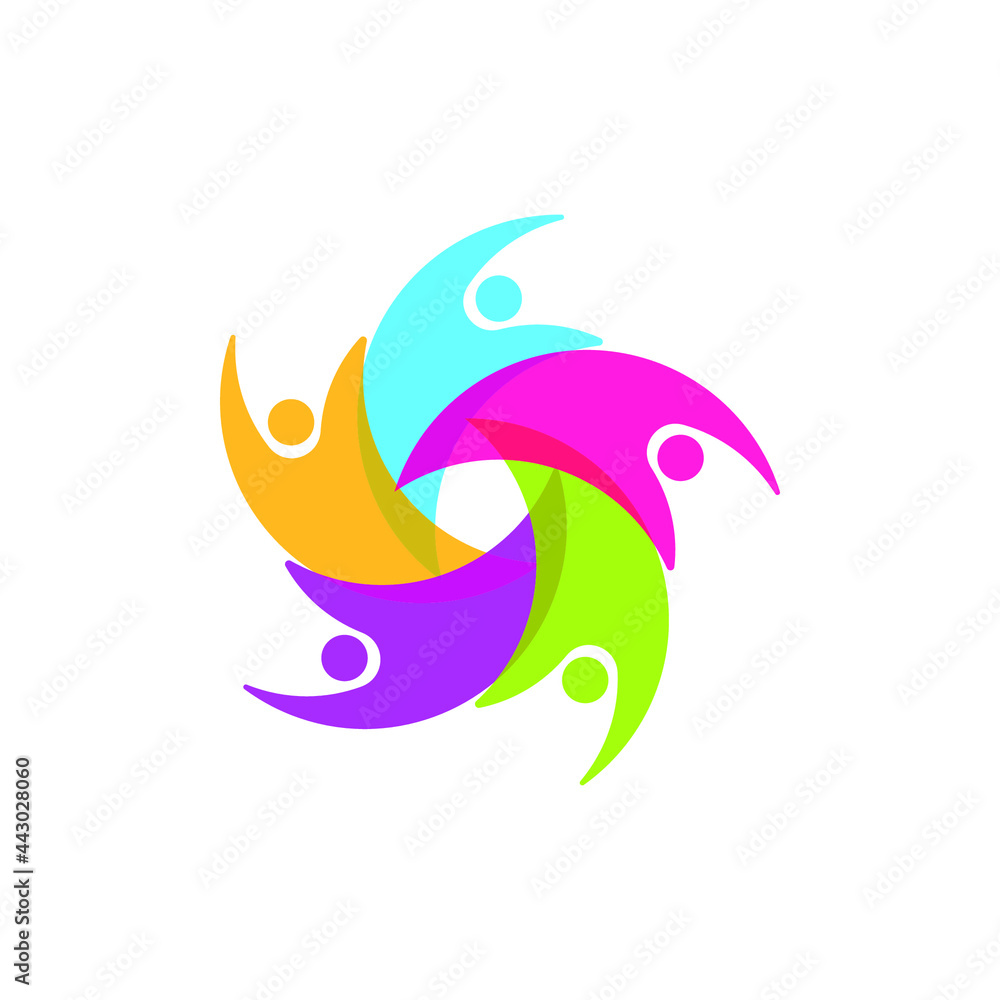 community logo icon design template vector community logo icon design template vector