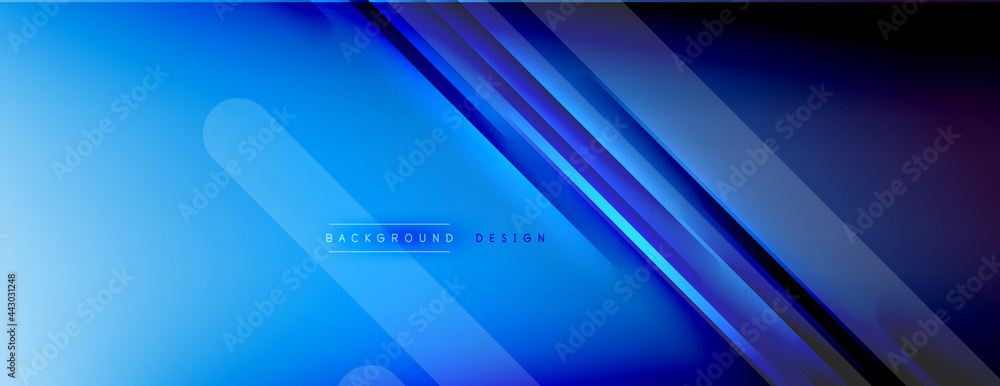 Abstract background - lines composition created with lights and shadows. Technology or business digital template. Trendy simple fluid color gradient abstract background with dynamic Abstract background - lines composition created with lights and shadows. Technology or business digital template. Trendy simple fluid color gradient abstract background with dynamic