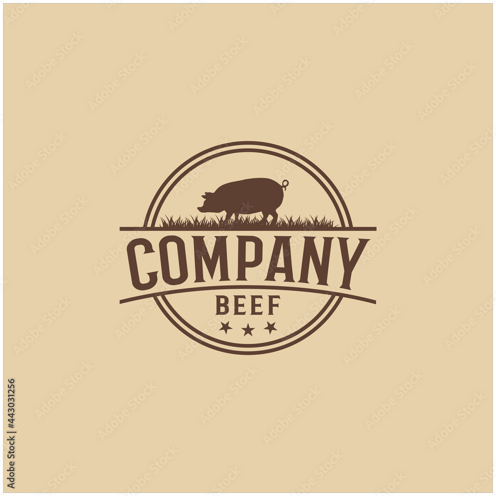 agriculture pork template premium vector agriculture pork template premium vector