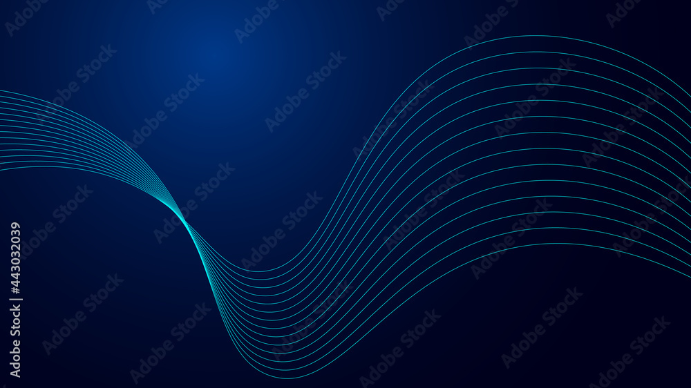 Futuristic digital technology wave on vector background With abstract blue lines art, Curve flow motion illustration, Vector lines, Modern and colorful data light design. Futuristic digital technology wave on vector background With abstract blue lines art, Curve flow motion illustration, Vector lines, Modern and colorful data light design.