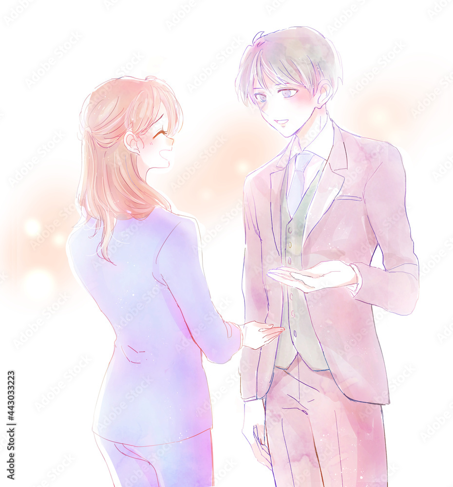 いい雰囲気の男女