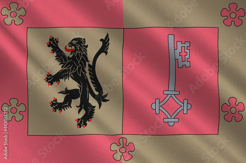 Flag of Flaxweiler in Luxembourg photo