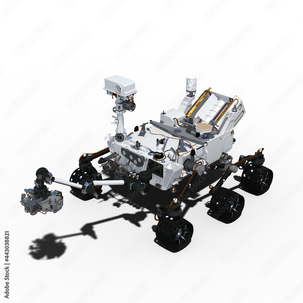 マーズパスファインダー, 火星探査ロボット, Mars rover CG Image, exploring surface of Mars. Space exploration, astronomy science マーズパスファインダー, 火星探査ロボット, Mars rover CG Image, exploring surface of Mars. Space exploration, astronomy science