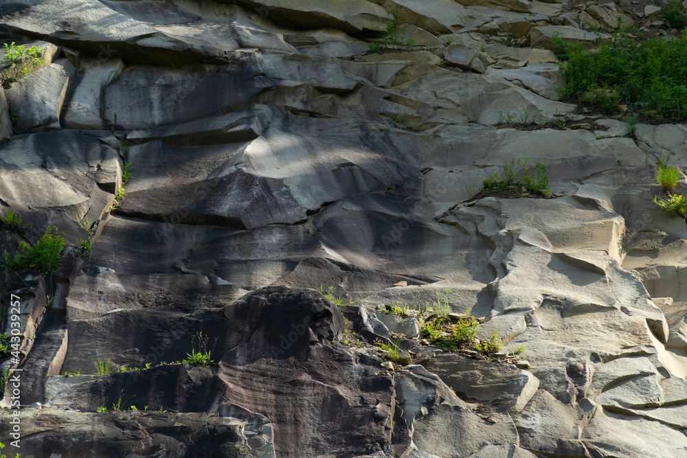 Fototapeta premium rocky foot of the mountain