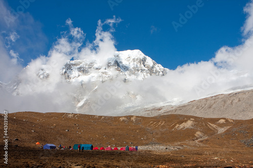 landscape in the himalayas