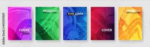 abstract background with gradient color. Applicable for design cover, presentation, invitation, flyer, annual report, poster and business card, desing packaging - Vector