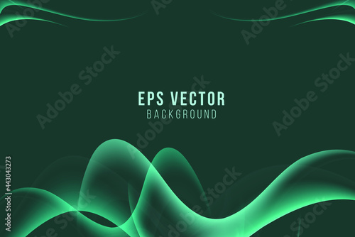 Green background eps vector editable elegant back ground glow BG abstract